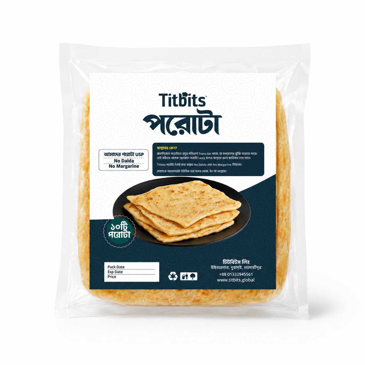 Titbits Frozen Parata